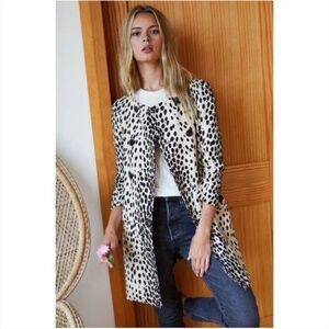 Emerson Fry London Coat Leopard 2 NWT